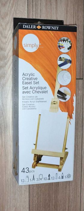 Set acrilic si sevalet Simply Daler Rowney