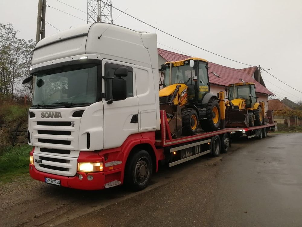 Transport utilaje Tractoare Combine Buldoexcavatoare Excavatoare