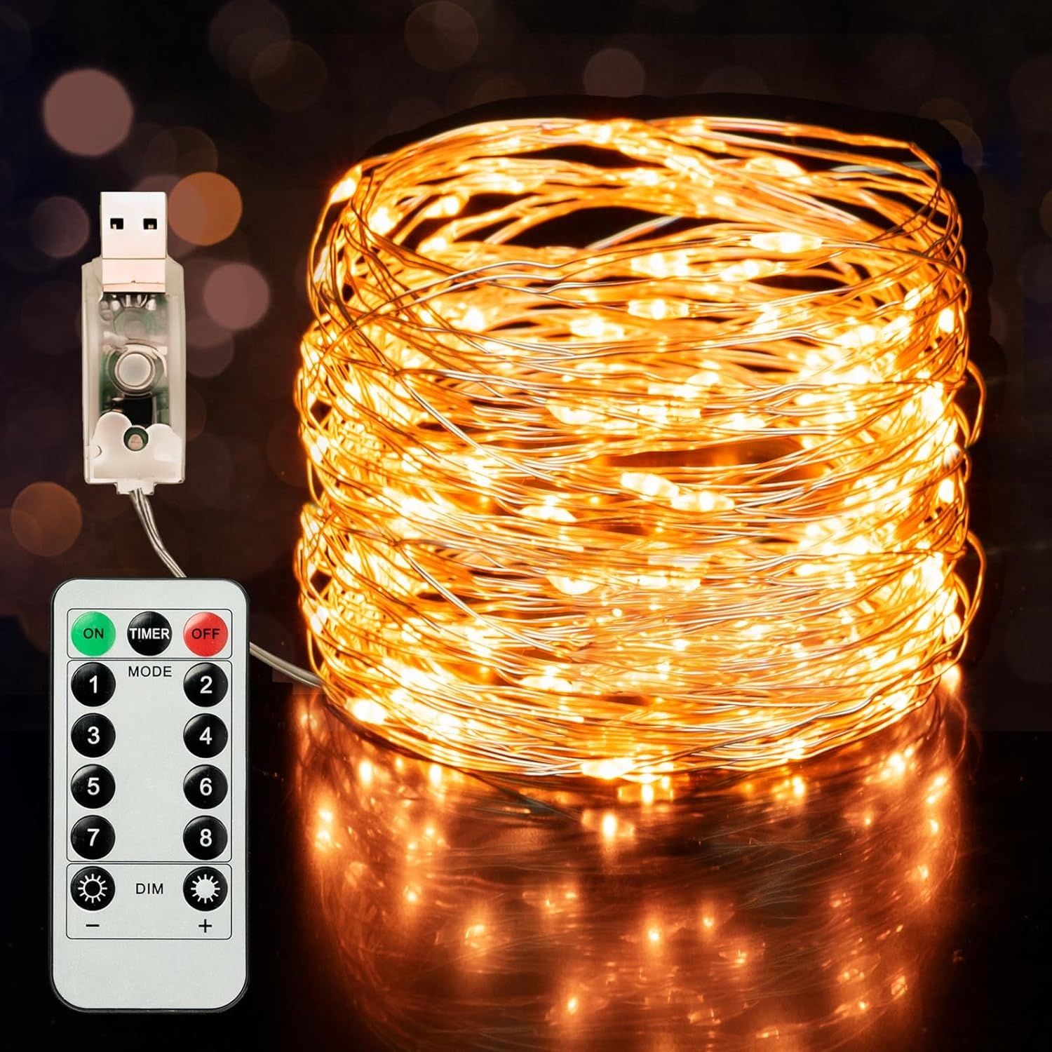 Ghirlanda Luminoasa cu Sarma de Cupru, Twinkle Star, 200 LED, 20 m,