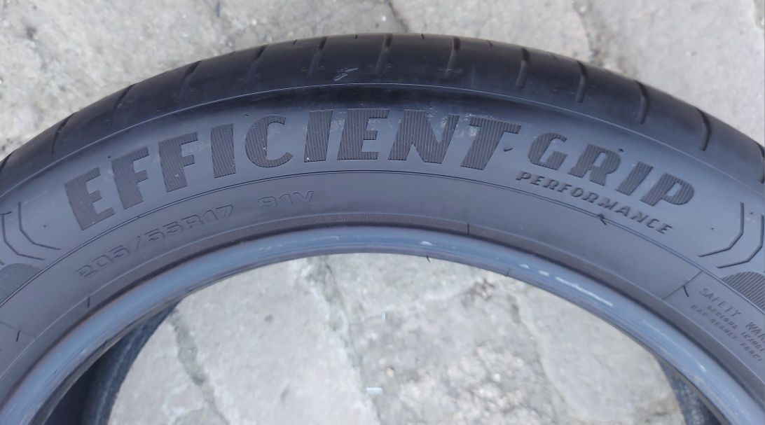 Set 2buc 205/55 R17 91V Goodyear Eficient Grip Performace vară