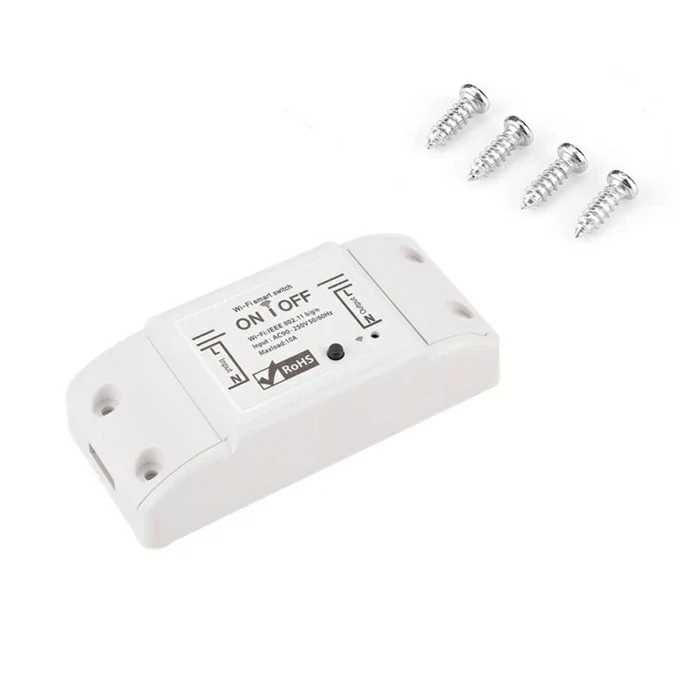 Releu wireless 1 canal wifi automatizare din telefon Tuya 220V 10A