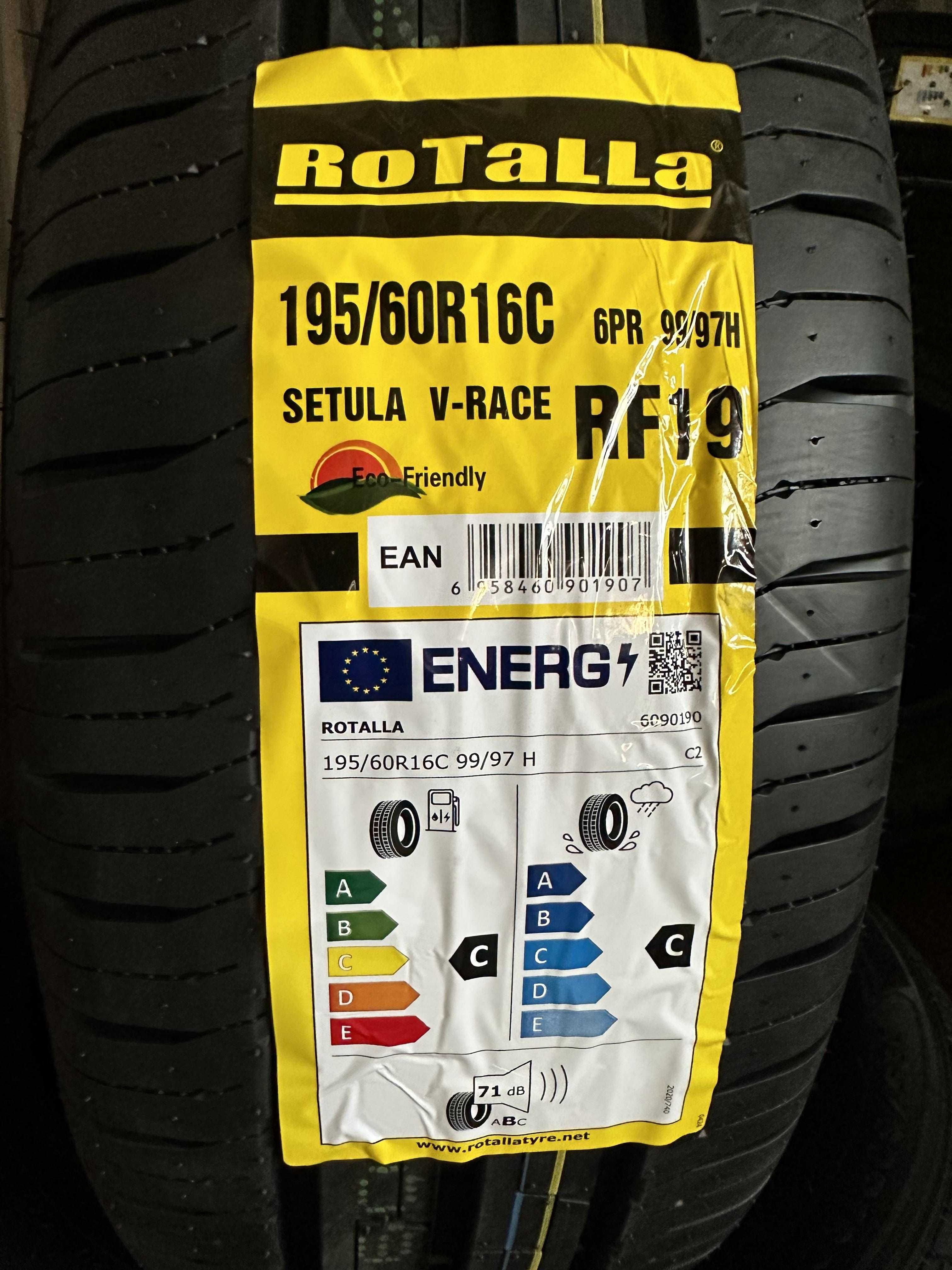 Нови Летни Бусови Гуми ROTALLA SETULA RF19 195/60R16C 99/97H Нов DOT