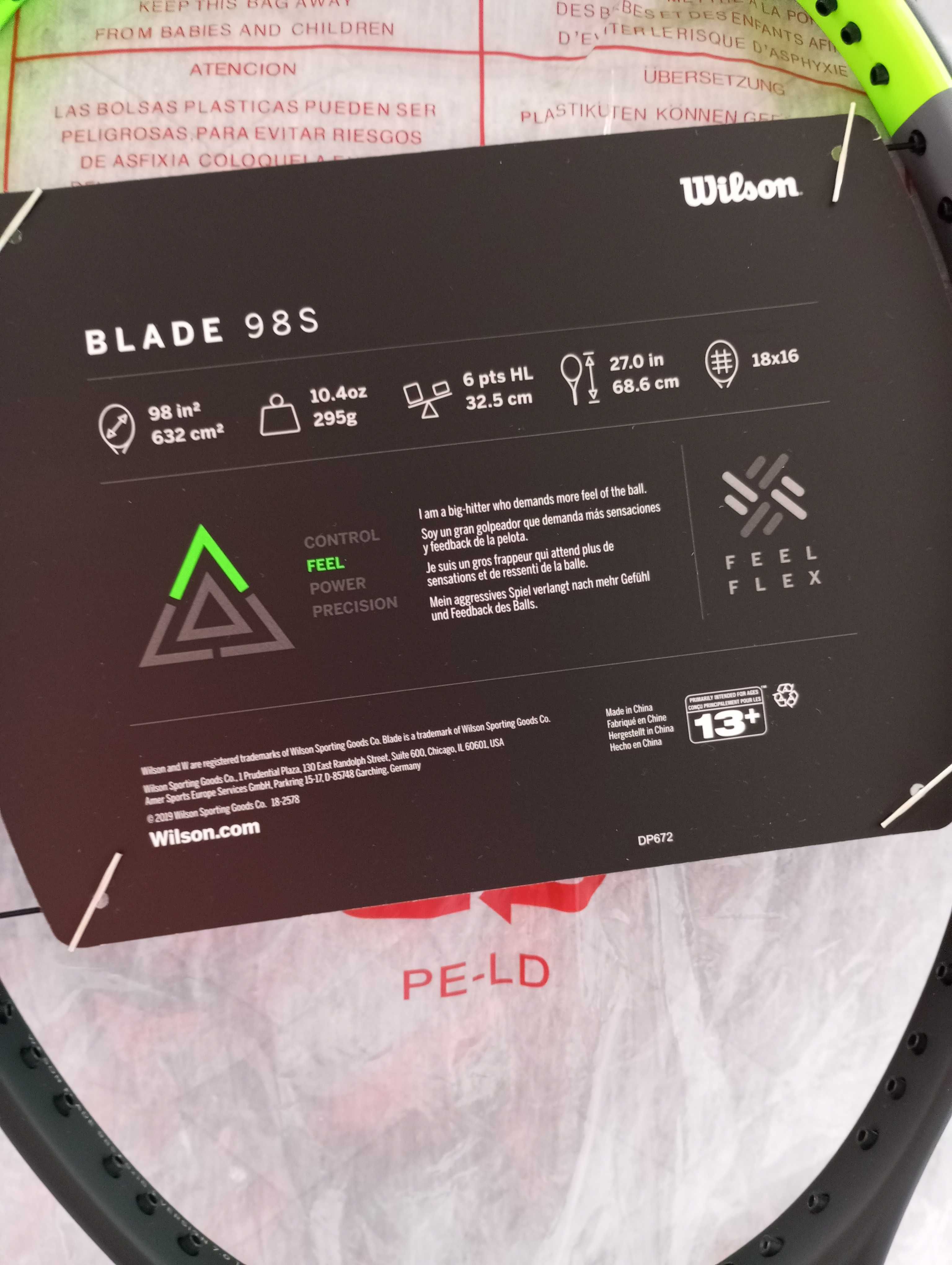 Тенис ракета WILSON 98S