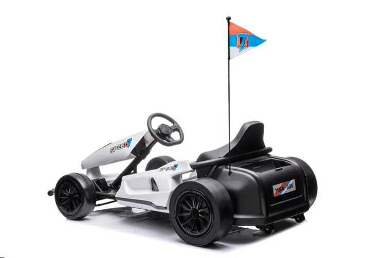 Kart electric pt. copii BJY035 F1  2 x150W cu functie de drift #White