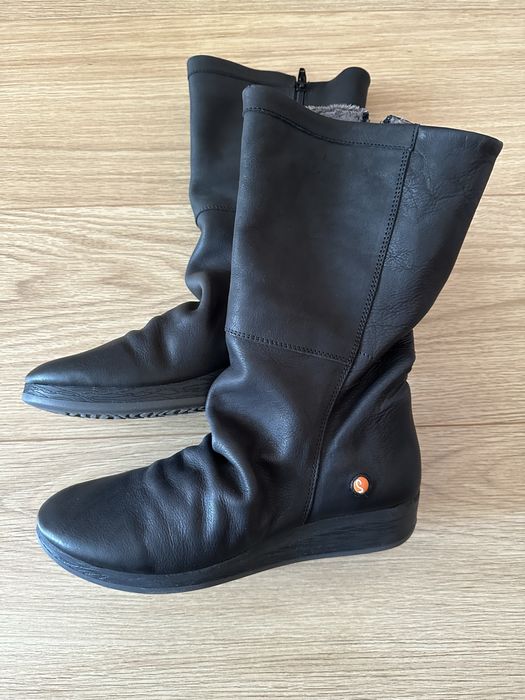 Cizme din piele Softinos, 38, Noi