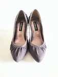 Pantofi gri,  toc Stiletto