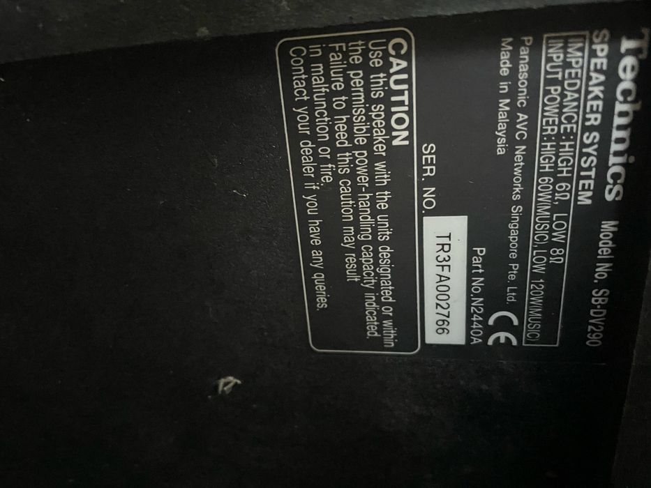 Vand boxe si subwoofer