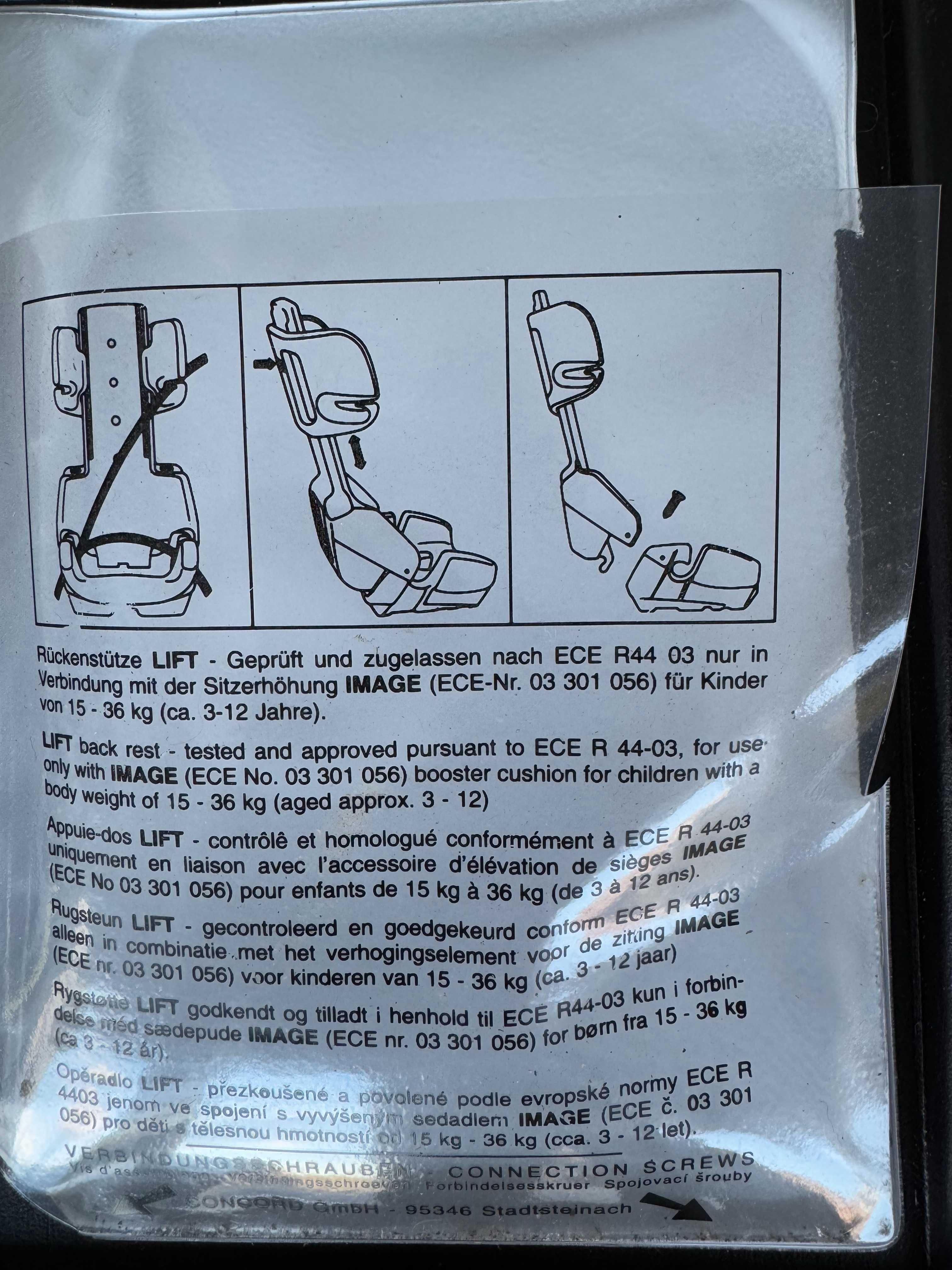 Детско столче за кола CONCORD Lift