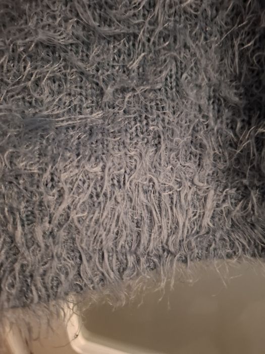 Pulover UpFashion gri turcoaz M