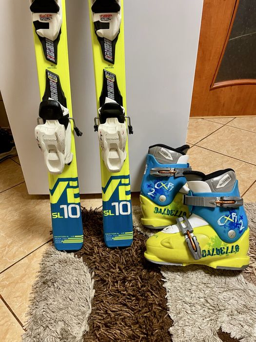 Schiuri copii 110 cm volkal cu clapari skiuri
