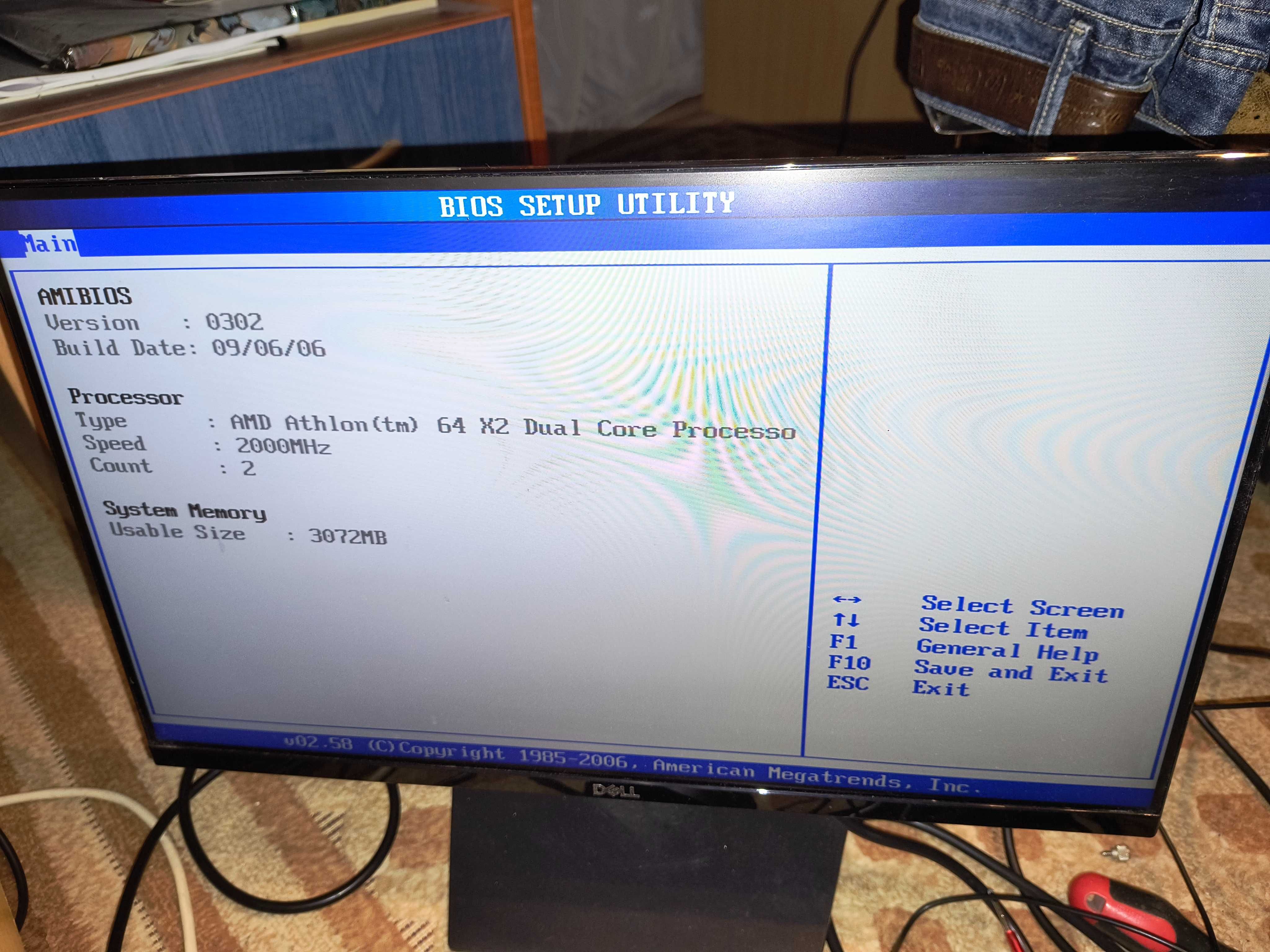 Computer, AMD Athlom 64 x 2 Dual Core 2.01 GHz, RAM 3gb, HDD 150 gb