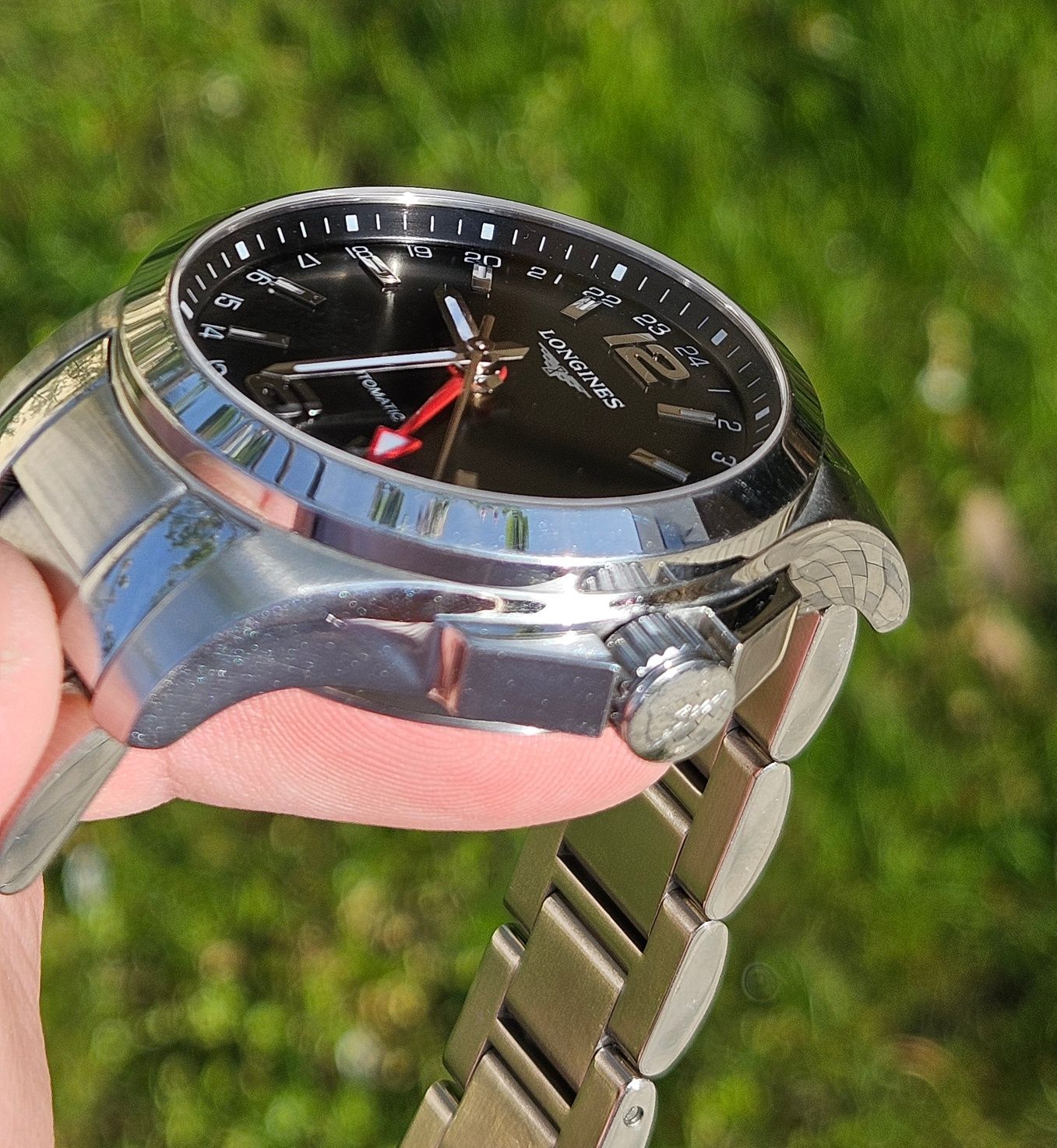 Ceas automatic Longines Conquest GMT  L.3.687.4