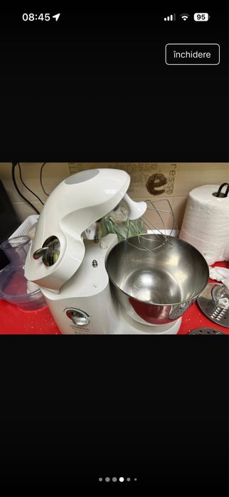 Robot de bucătărie, un cutit defect, vezi ultima poza