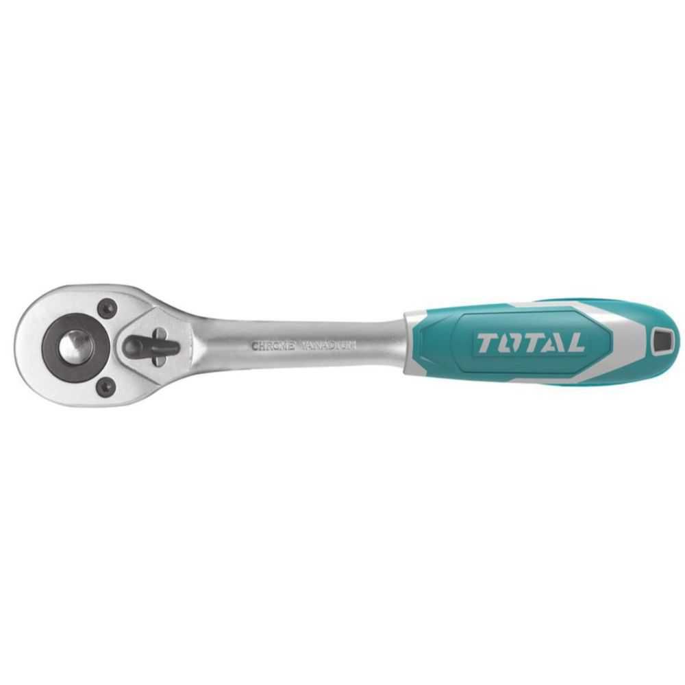 Реверсивна тресчотка TOTAL Industrial, T45, 3/8", 205 мм