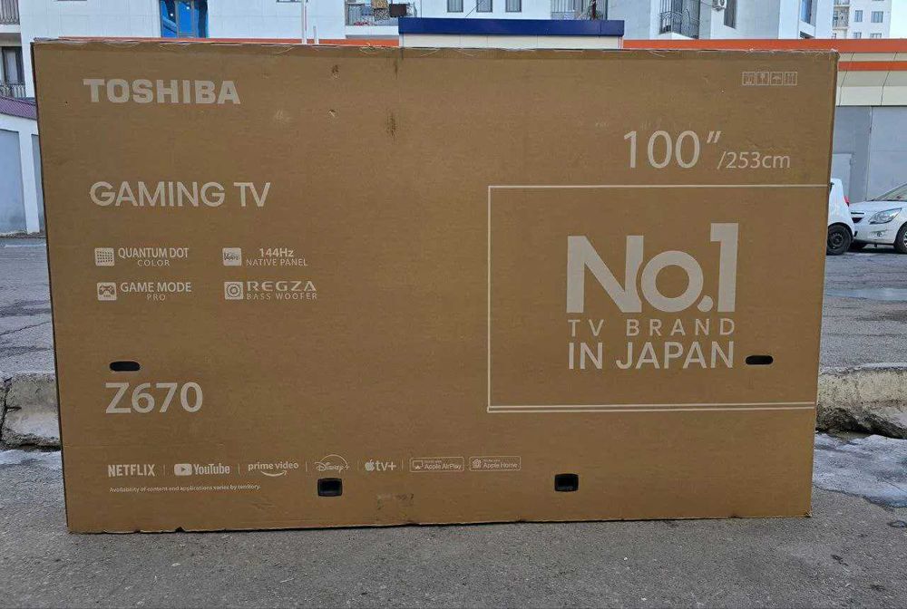"Toshiba 100 диагональ" (4K Ultra HD) 144hz + бесплатная Доставка