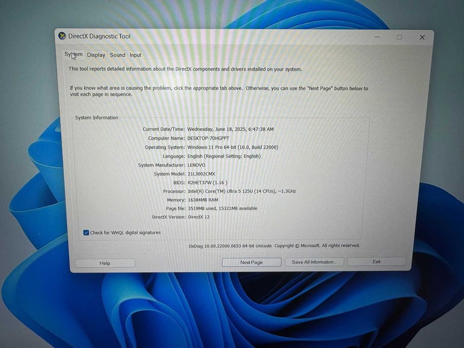 Hope Amanet P10/LENOVO THINKPAD L16 Gen 1