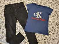 Tricou Calvin klein si blugi C&A