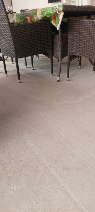 Vand masă + 6 scaune din Ratan