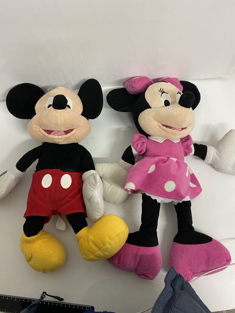 MICKEY si MINNIE Mouse lot 2 jucării din pluș 40-45 cm