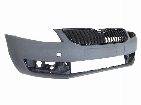 Бампер передний с решеткой радиатора Skoda Octavia