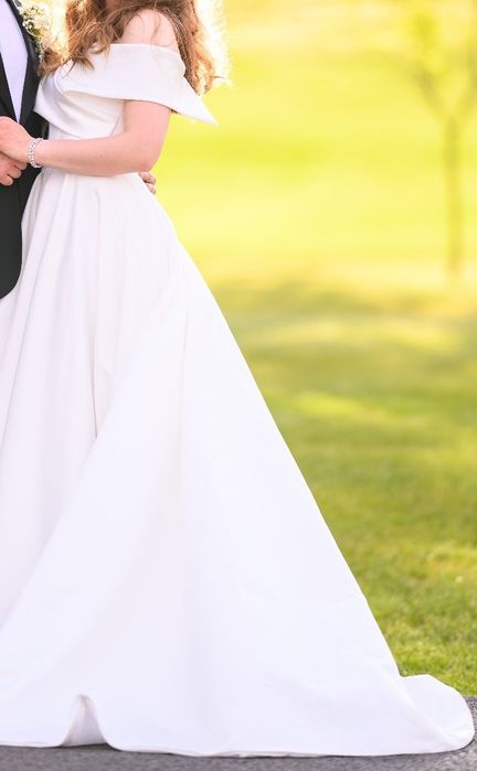 Rochie mireasa cu corset și trena 2 m