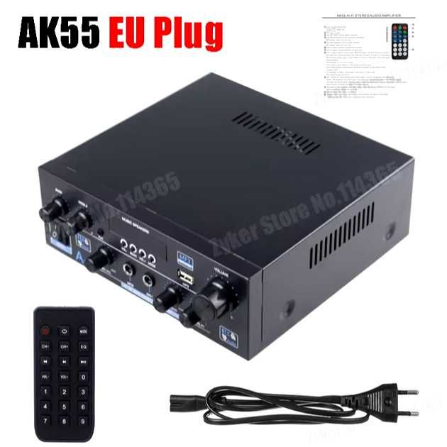 Усилитель звука AK55 HiFi Max, 900 Вт Хватит переплачивать за корпус