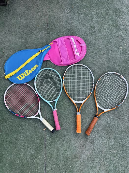 Теннисные ракетки разные