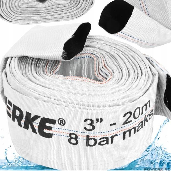 Furtun tip pompieri panzat 3" 20 metri Verke