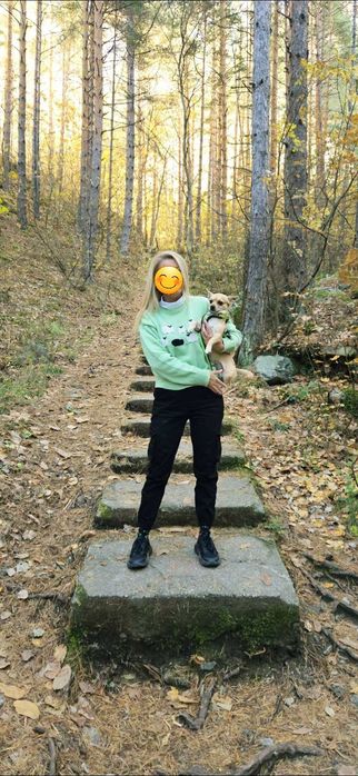 дамски комплект пуловер и карго панталон