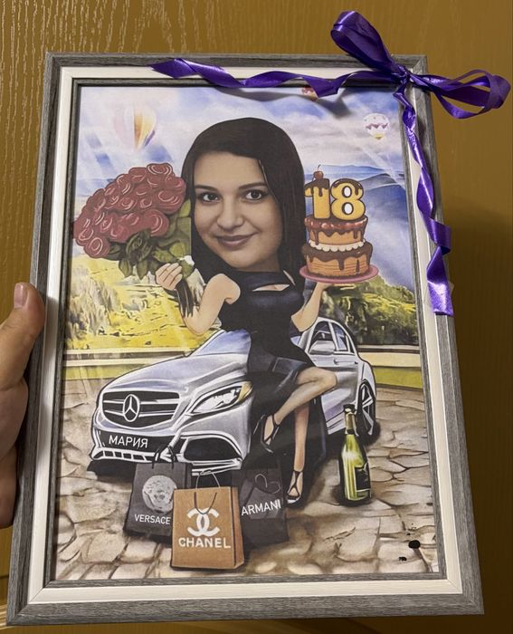 Карикатура по снимка