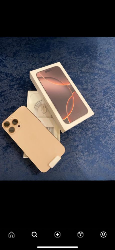 16 pro max desert titanium LL/A256 gb