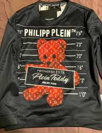 Оригинална мъжка блуза Philipp Plein Teddy Prisoner