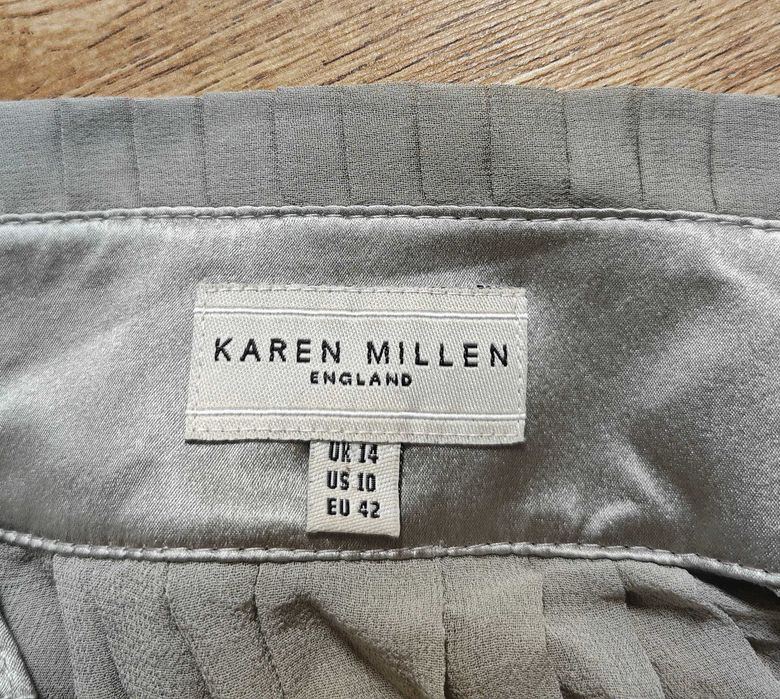 Karen Millen Копринена риза без ръкави / блуза размер UK 14 / L