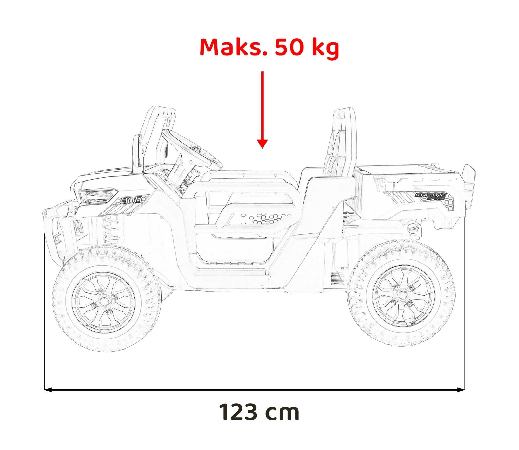 Masinuta eIectrica pentru copii PICK UP SPEED 900 4x4 Roti cauciuc NOU