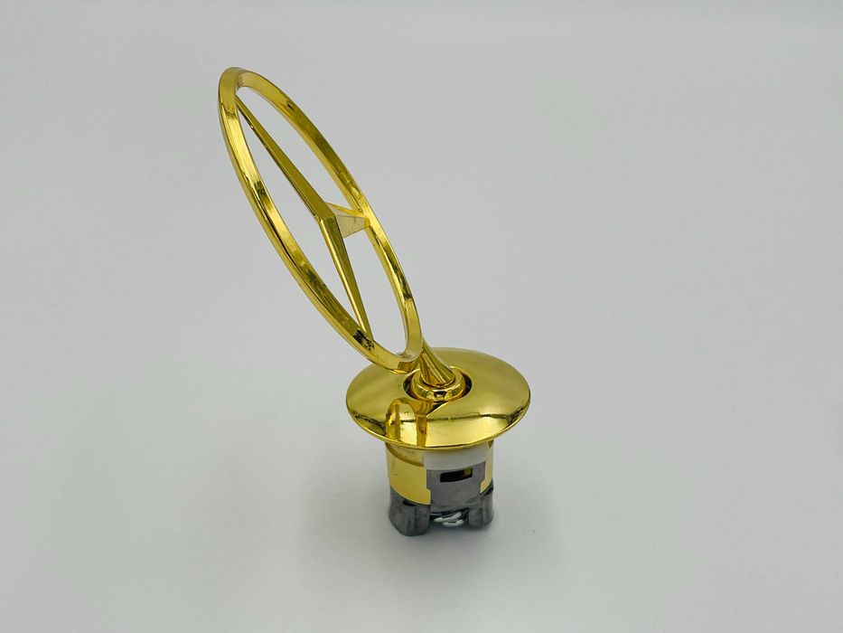 Emblema compatibila capota Mercedes auriu