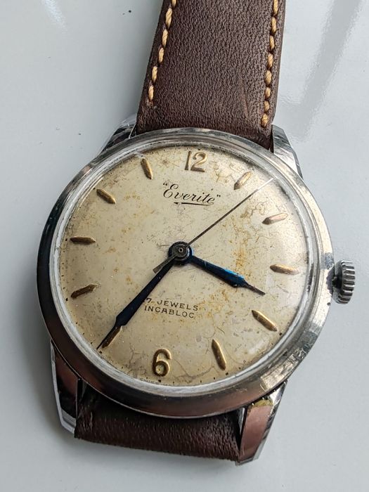 Ceas Everite Int. Manuala - Mecanism ETA Funcționează excelent!