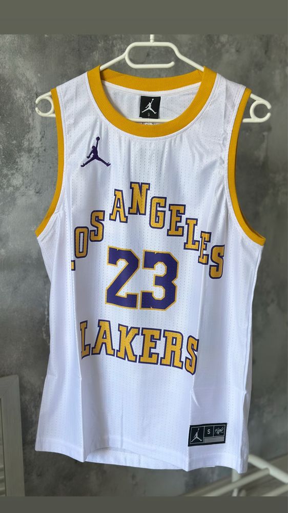 Maieu Lakers Nike Jordan NBA maiou baschet