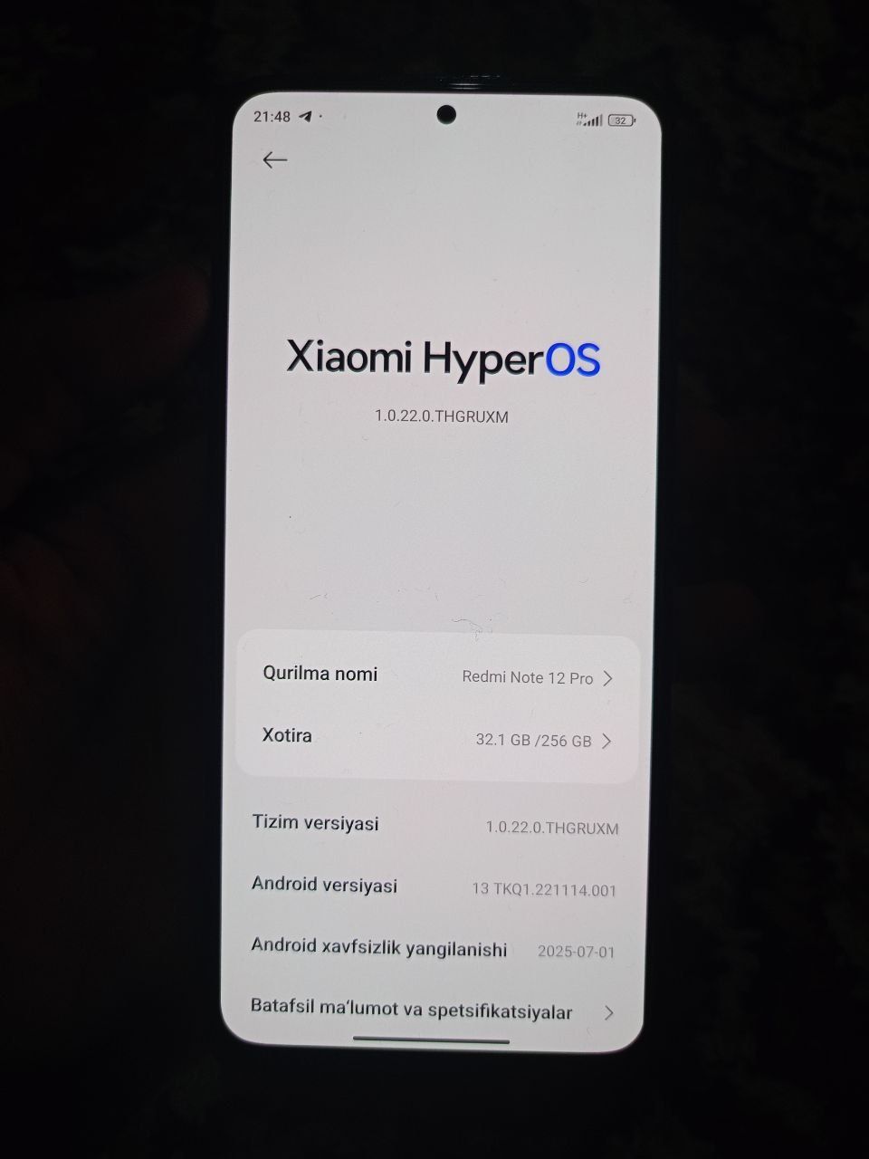 Redmi note 12 pro 8/256 talik