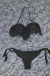 Costum de baie cu franjuri cu push up