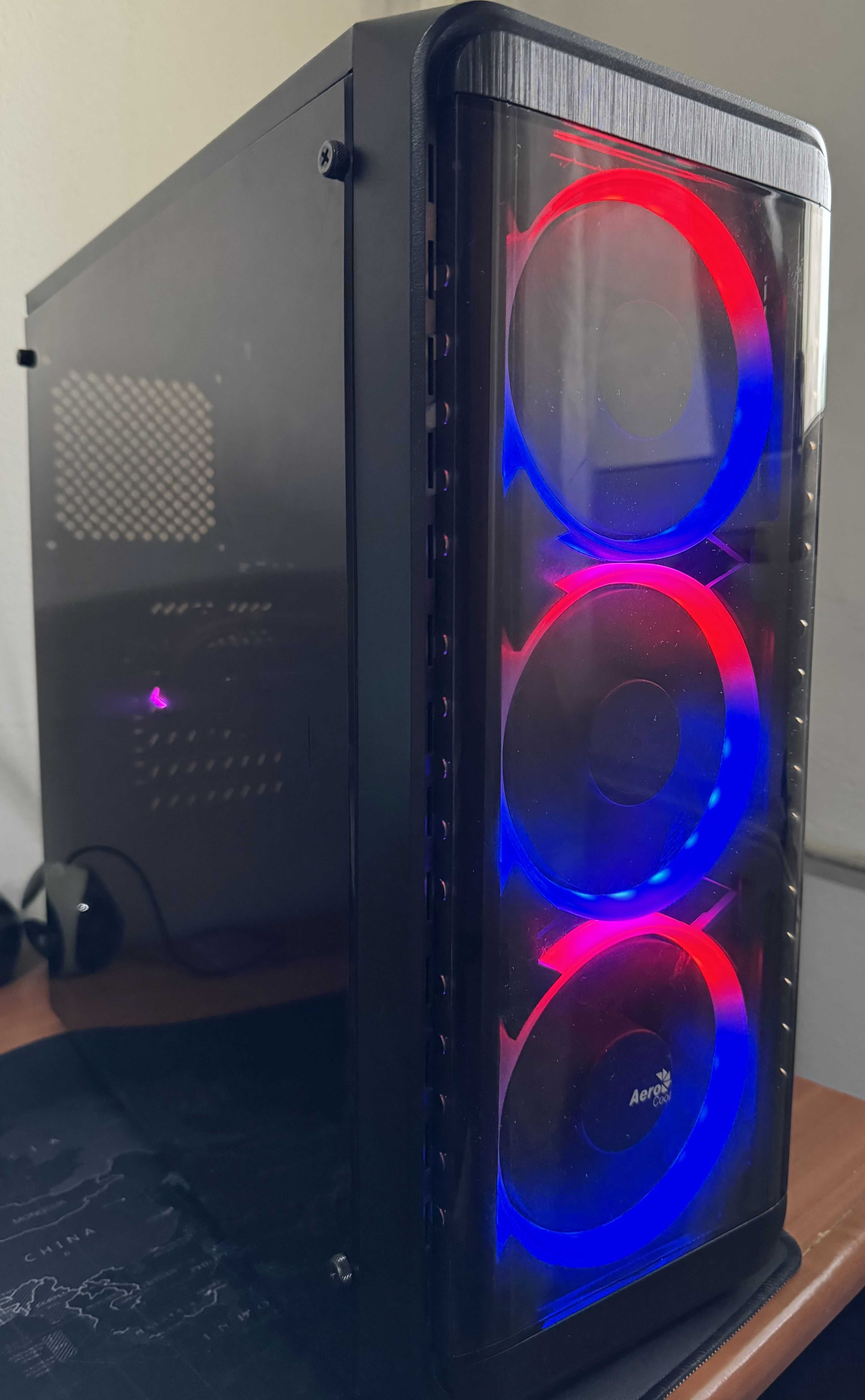 Desktop PC Gaming AMD Ryzen 5, GeForce RTX 3060, 16 GB RAM