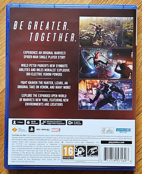Spider Man 2 PS5 Playstation 5 Spider-Man Спайдърмен Плейстейшън игра