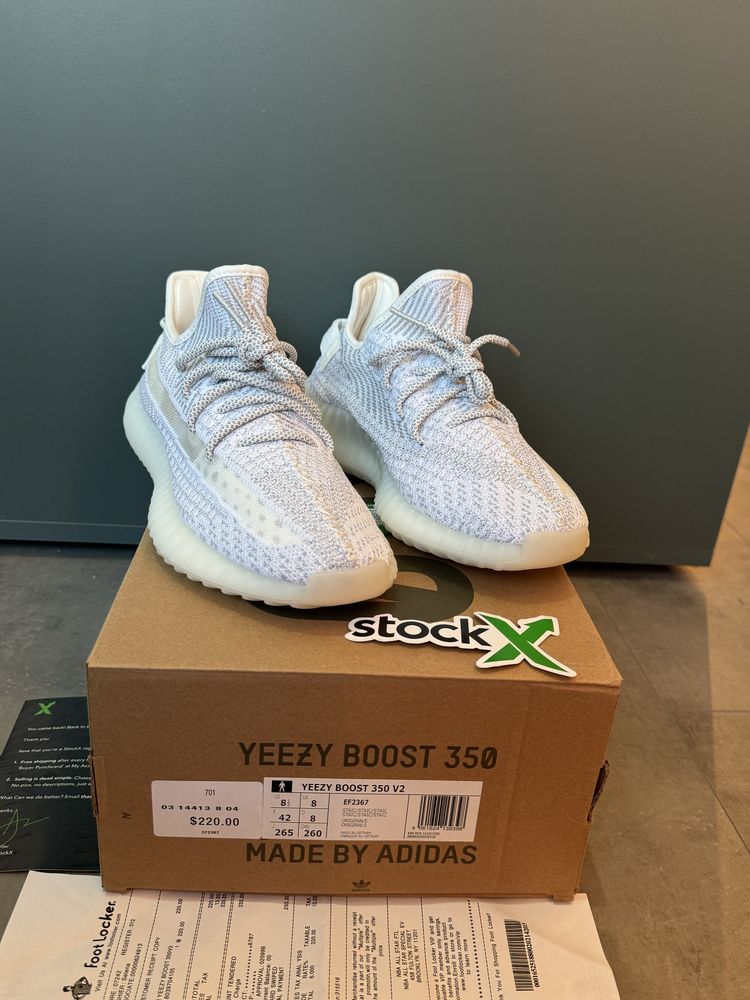 Adidas Yeezy Boost 350 V2 Static White, Poze Reale 37-45