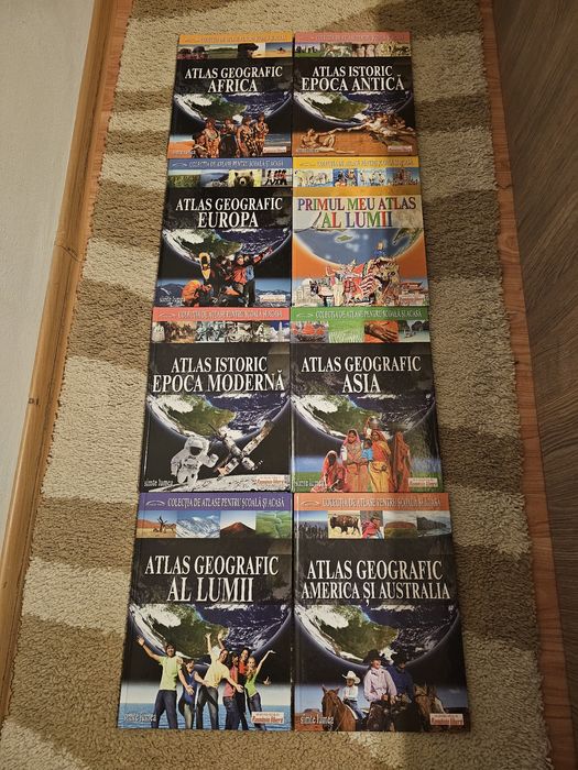 colectia de atlase pentru scoala si acasa