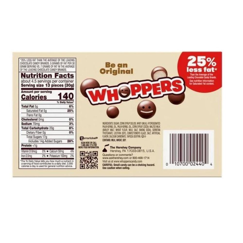 Whoppers Milk balls