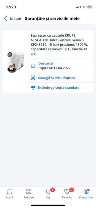 Expresor Dolce Gusto