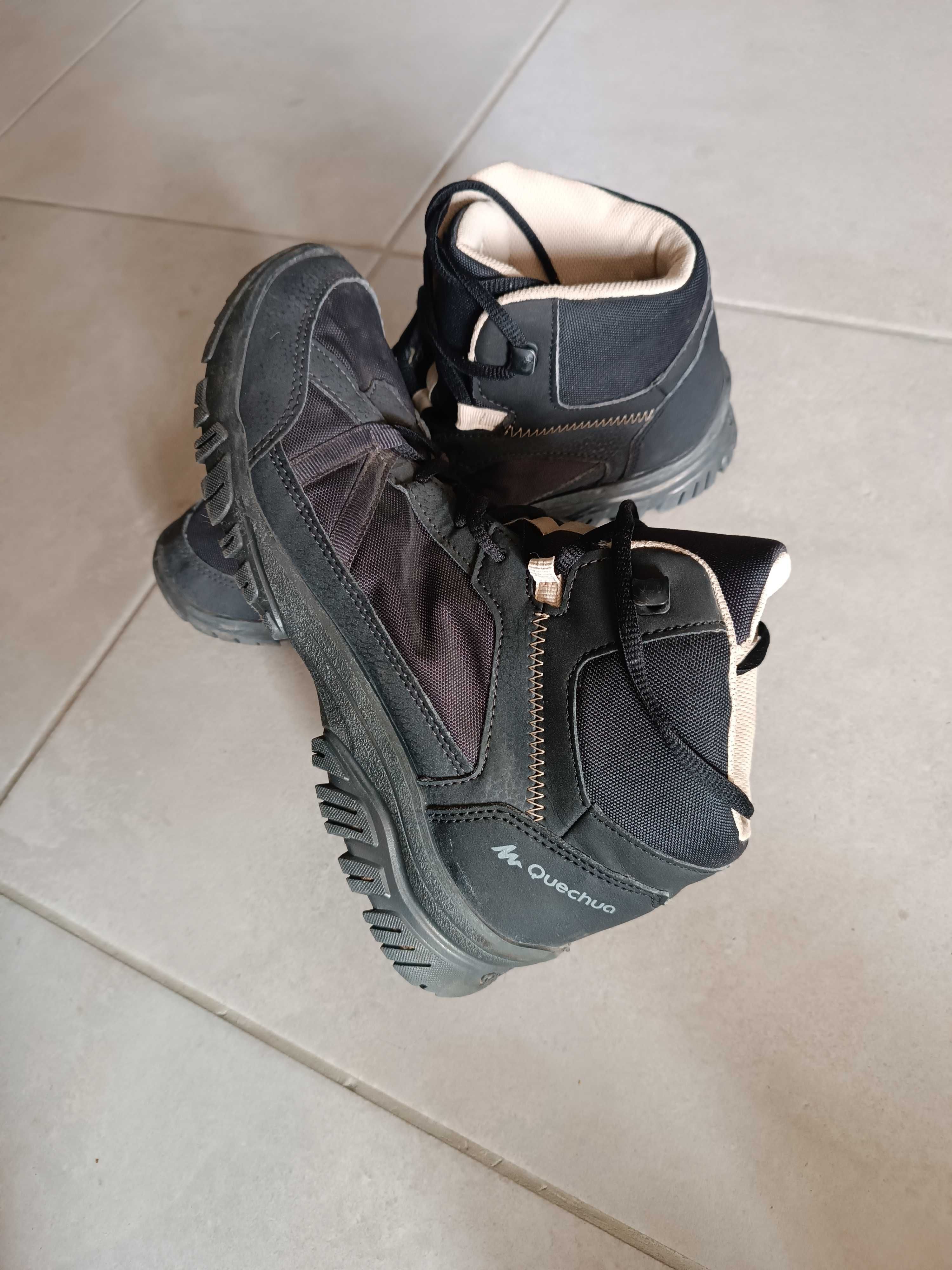 Туристически обувки  Quecha NH 100 MID, черни, N 41