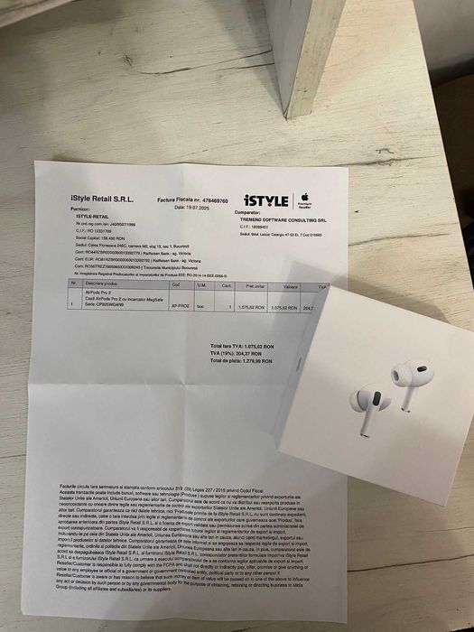 Apple Airpods Pro 2 [NOI CU FACTURA]