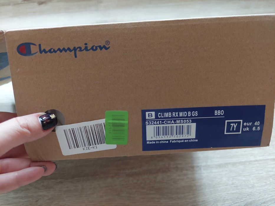 Детски високи сникърси Champion