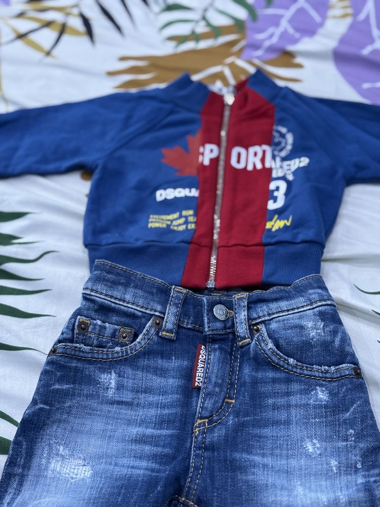 Оригинален суичър за бебе Dsquared