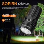 Фонарь Sofirn q8 plus 16000 lumen 554 metr